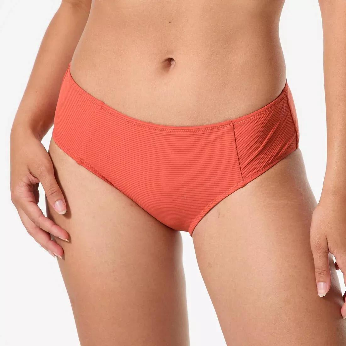 Women Swimming Swimsuit Bottoms Textured Briefs Lila Simy Terracotta, Orange, No Color, large image number 0