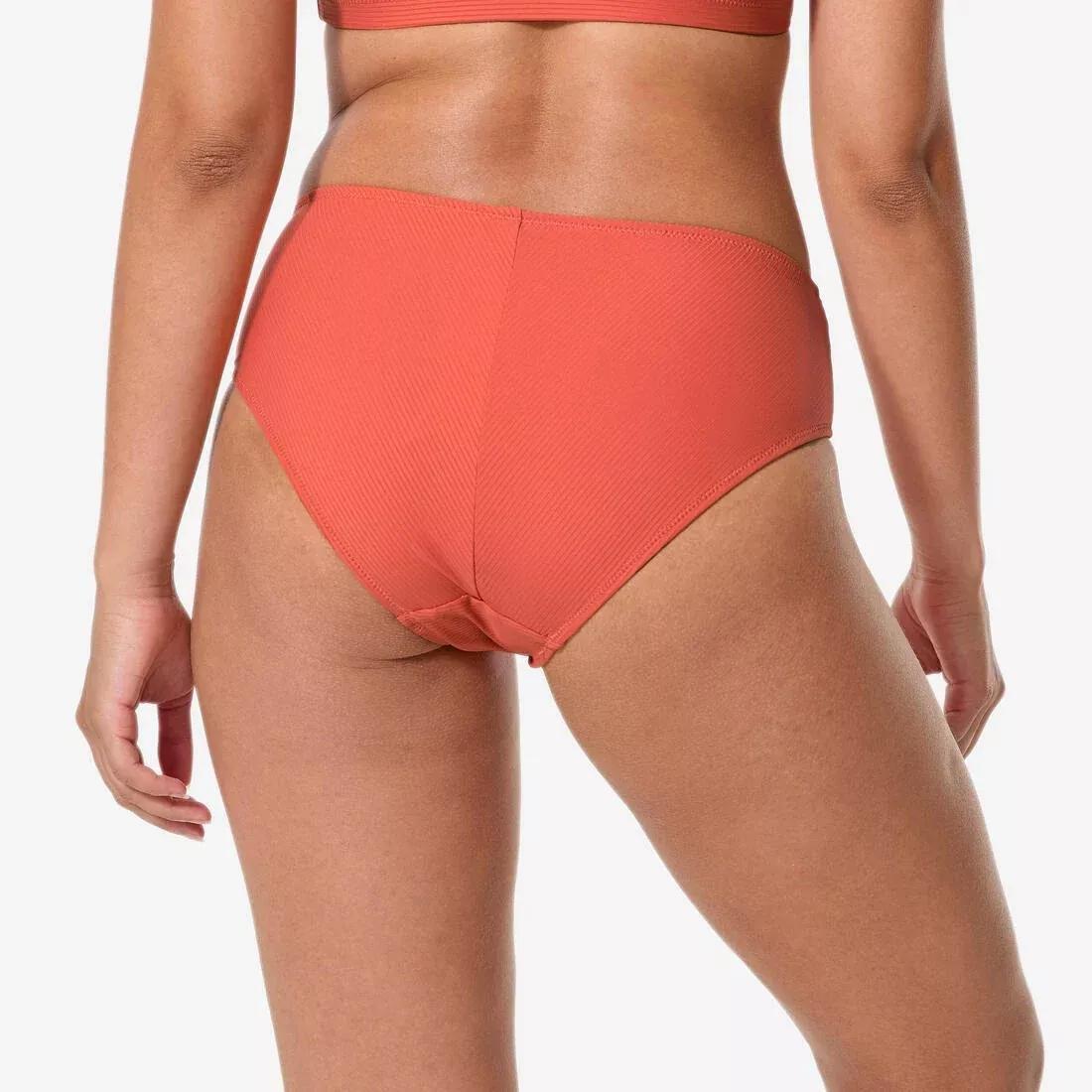 Women Swimming Swimsuit Bottoms Textured Briefs Lila Simy Terracotta, Orange, No Color, large image number 3