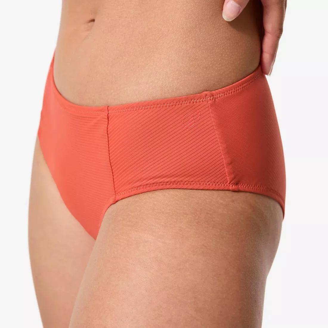 Women Swimming Swimsuit Bottoms Textured Briefs Lila Simy Terracotta, Orange, No Color, large image number 5