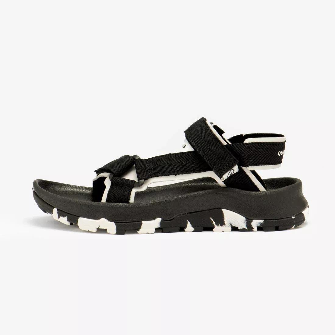 Kids Girls Comfortable - Riptab Hiking Sandals - NH500 UK Jr Size 7 - 5.5, Pink, No Color, large image number 0