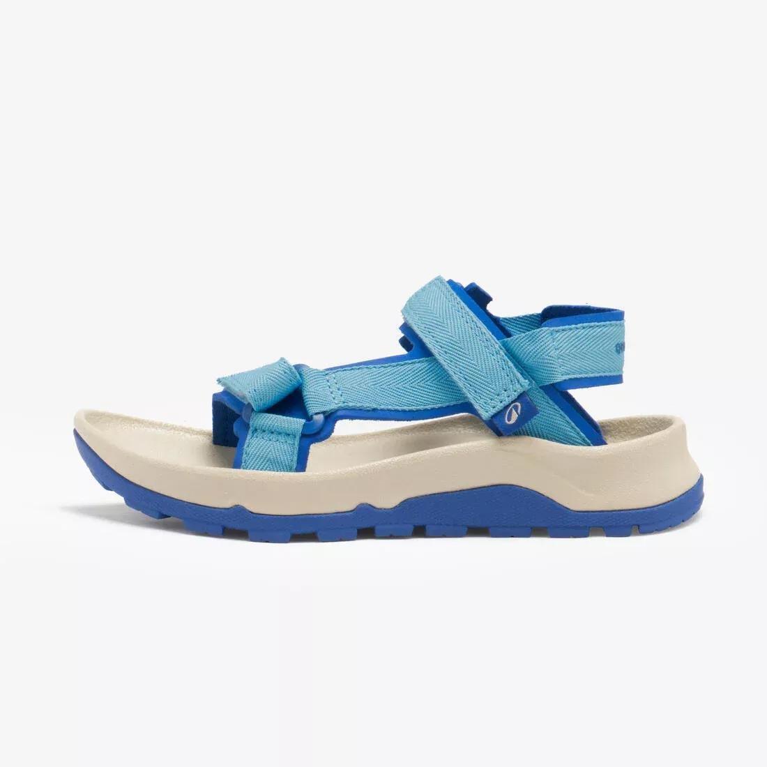 Kids Girls Comfortable - Riptab Hiking Sandals - NH500 UK Jr Size 7 - 5.5, Pink, No Color, large image number 2