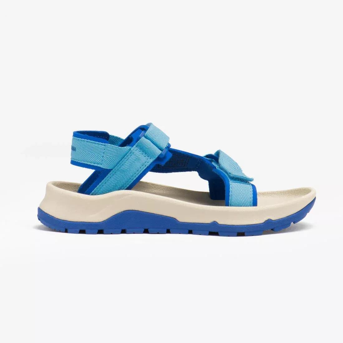Kids Girls Comfortable - Riptab Hiking Sandals - NH500 UK Jr Size 7 - 5.5, Pink, No Color, large image number 7