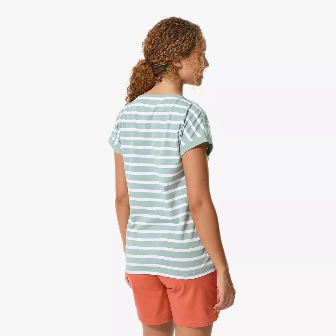 Women Sailing Short-sleeved Sailor&rsquo;s T-Shirt - Sailing 100, Navy, No Color, large image number 5
