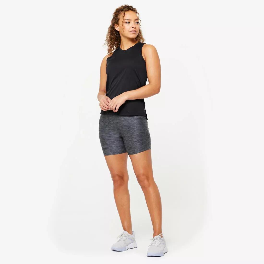 Women Straight-Cut Fitness Tank Top, Blue, No Color, large image number 8