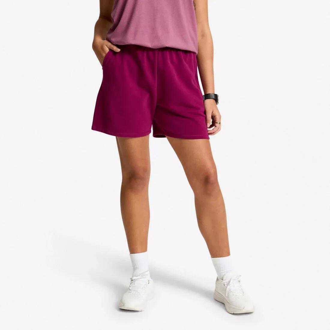 Women Regular-Fit Shorts, Purple, No Color, medium