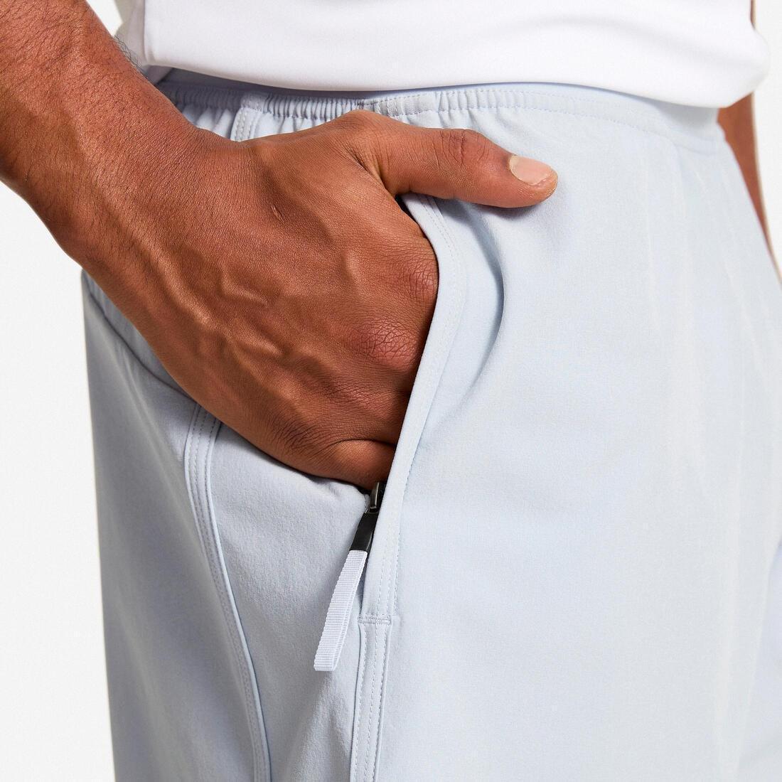 Men Cardio Training Fitness Shorts - 500, Blue, No Color, large image number 4