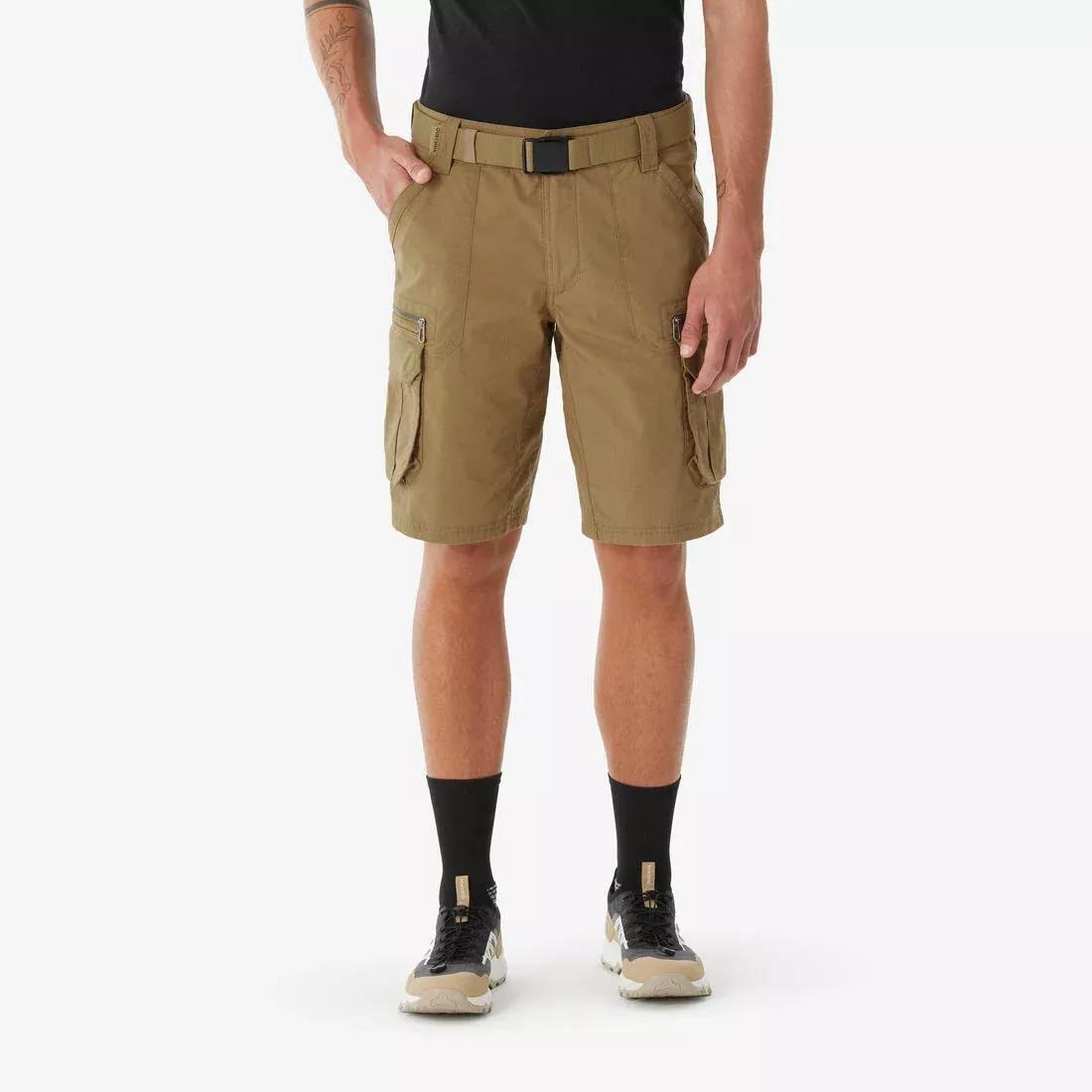 Men Hiking Shorts - NH500 Cargo, Blue, No Color, large image number 0