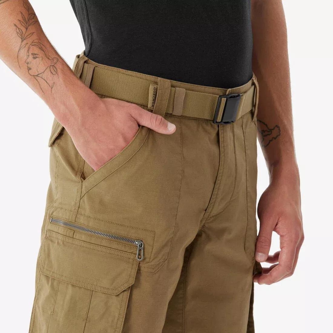 Men Hiking Shorts - NH500 Cargo, Blue, No Color, large image number 9