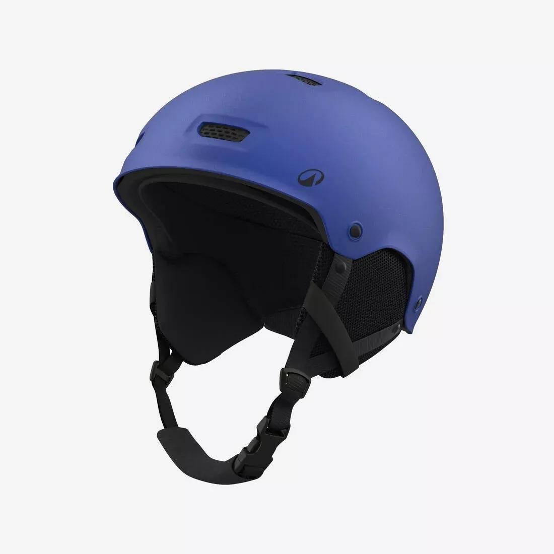 Kids Unisex Ski And Snowboard Helmet - H-Fs 300, Blue, No Color, medium