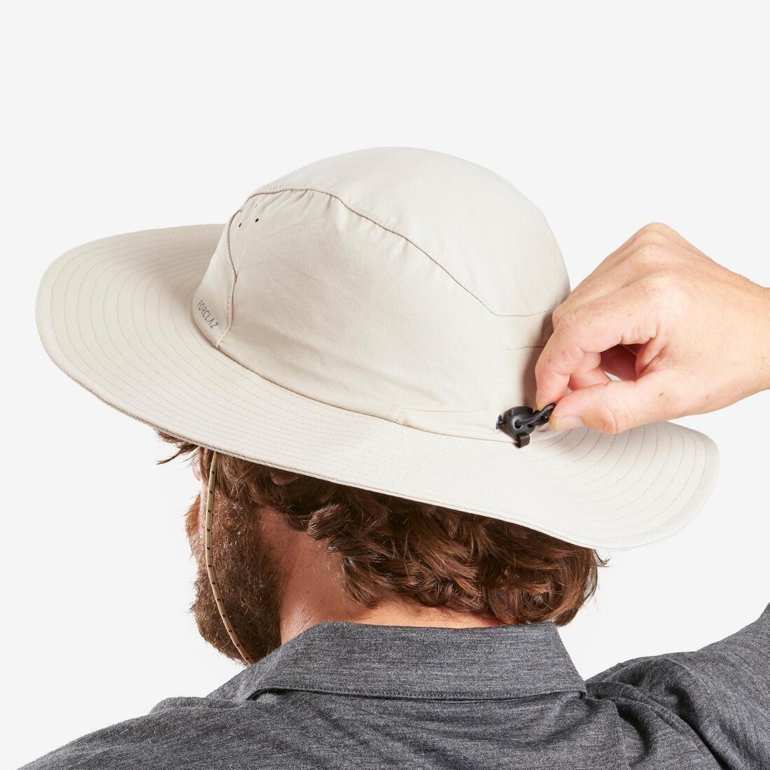 Men hiking hat - HIKE 500, Green, No Color, large image number 6