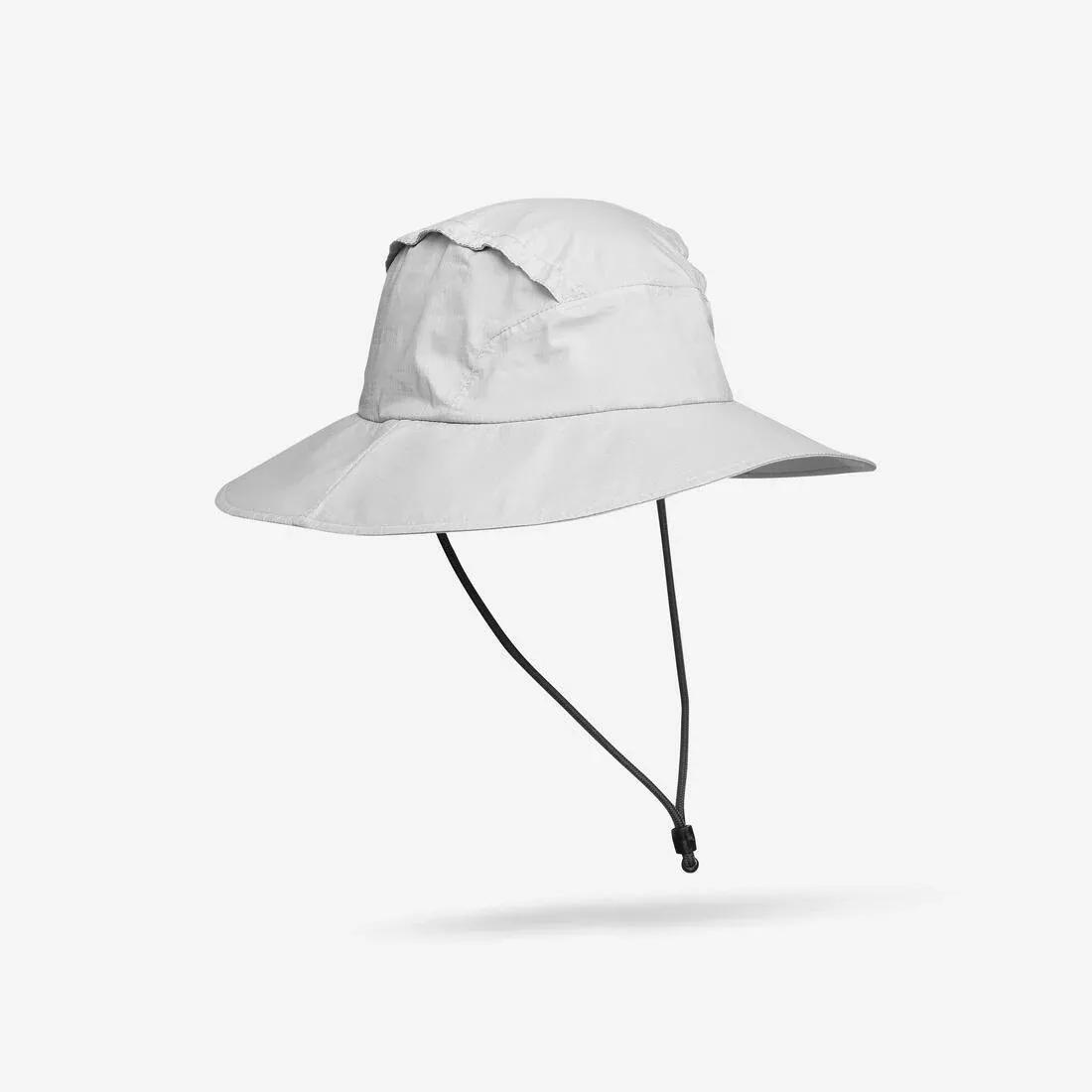 Waterproof Hiking Hat - Hike 900, Green, No Color, medium