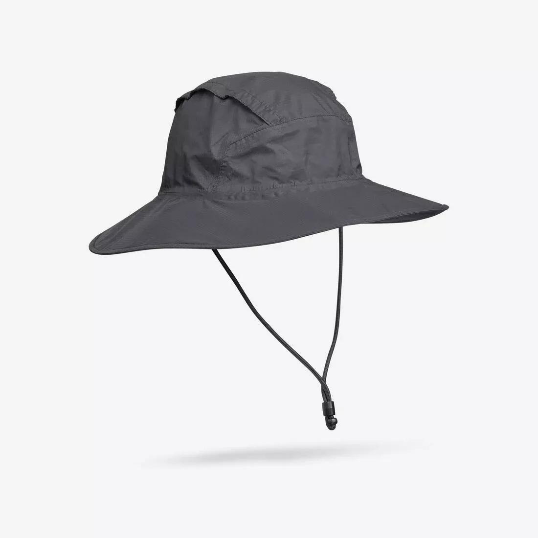 Waterproof Hiking Hat - Hike 900, Green, No Color, medium