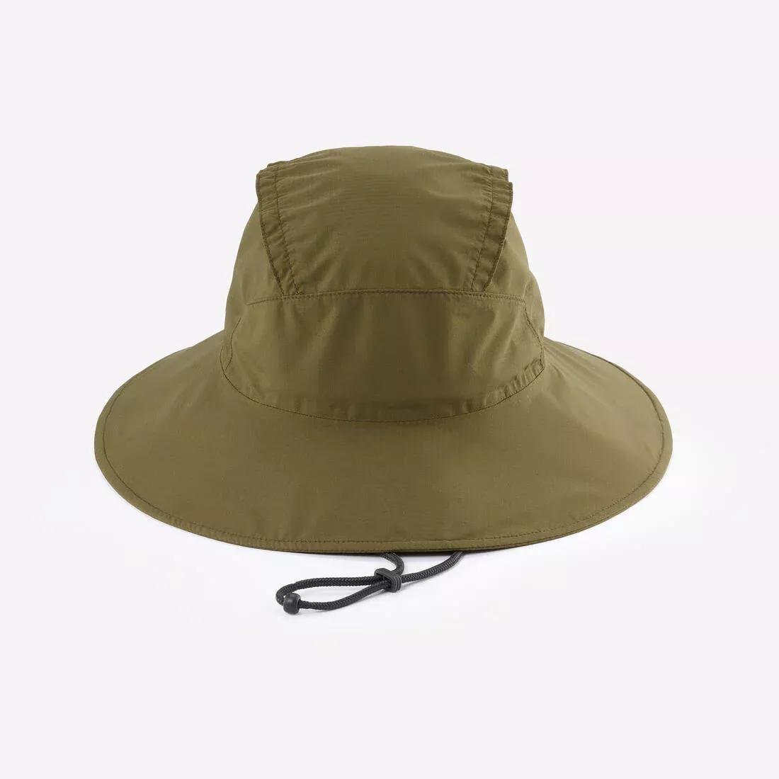 Waterproof Hiking Hat - Hike 900, Green, No Color, medium
