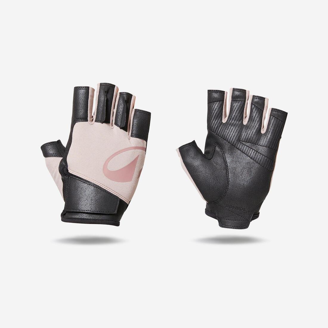 Durable Weight Training Gloves, Khaki, No Color, large image number 0