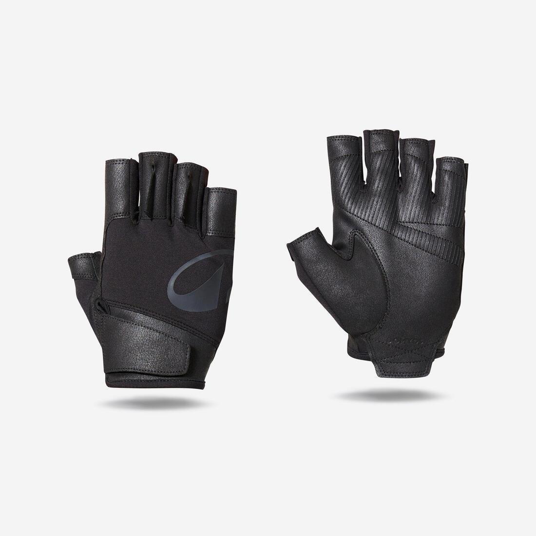 Durable Weight Training Gloves, Khaki, No Color, large image number 1
