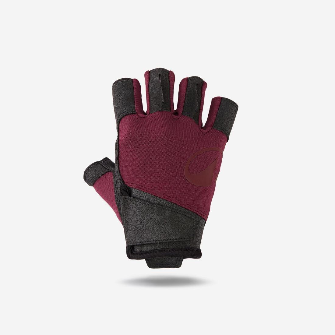 Durable Weight Training Gloves, Khaki, No Color, large image number 4