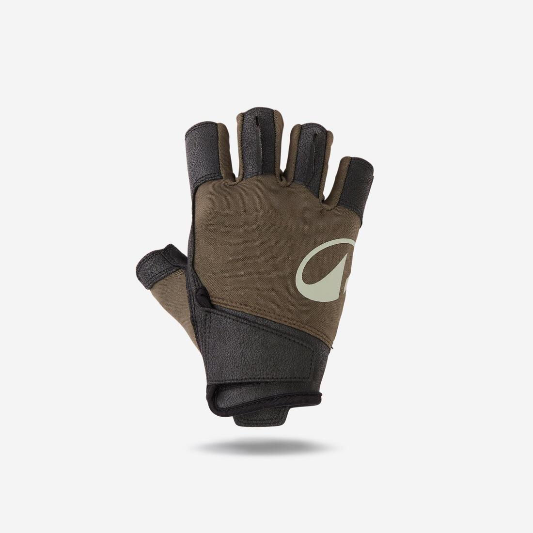 Durable Weight Training Gloves, Khaki, No Color, large image number 7
