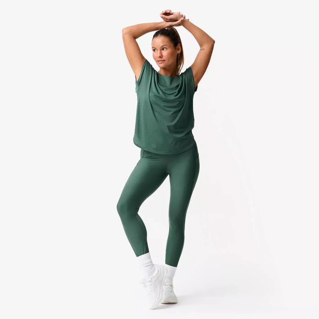 Women Fitness Leggings with Phone Pocket, Black, No Color, large image number 9
