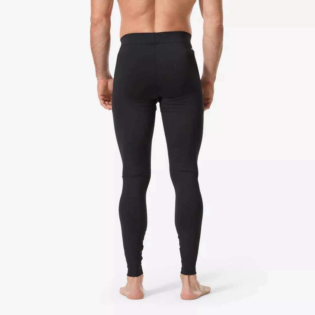 Men UV Protection Surfing Leggings - 100, Black, No Color, large image number 5