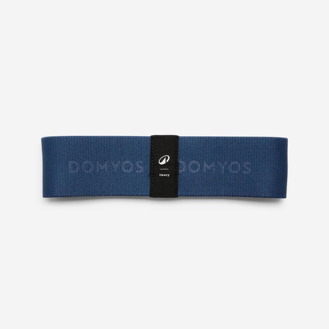 Fitness Strong-Resistance Fabric Band for Glutes, Navy, No Color, large image number 0
