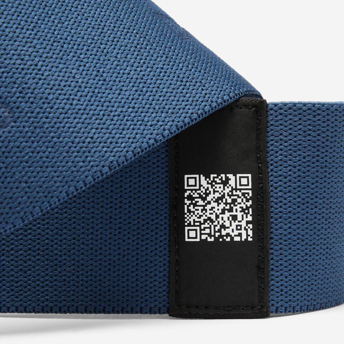 Fitness Strong-Resistance Fabric Band for Glutes, Navy, No Color, large image number 2