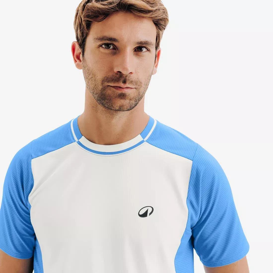 Men Breathable Dry Tennis T-Shirt, Beige, No Color, large image number 7