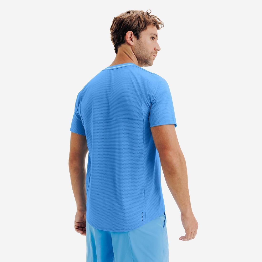 Men Breathable Dry Tennis T-Shirt, Beige, No Color, large image number 9