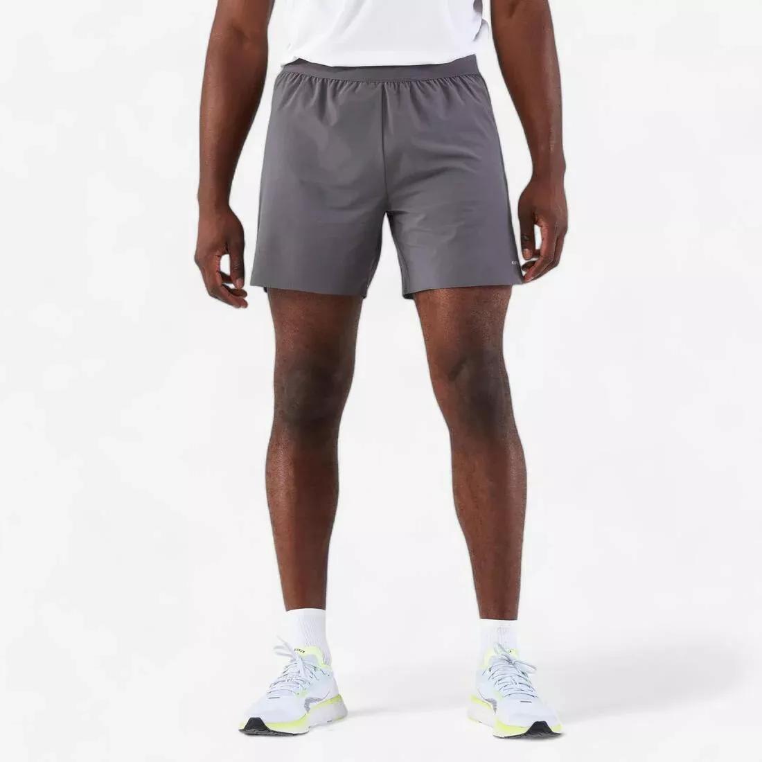 Men Light Running Shorts, Grey, No Color, large image number 2