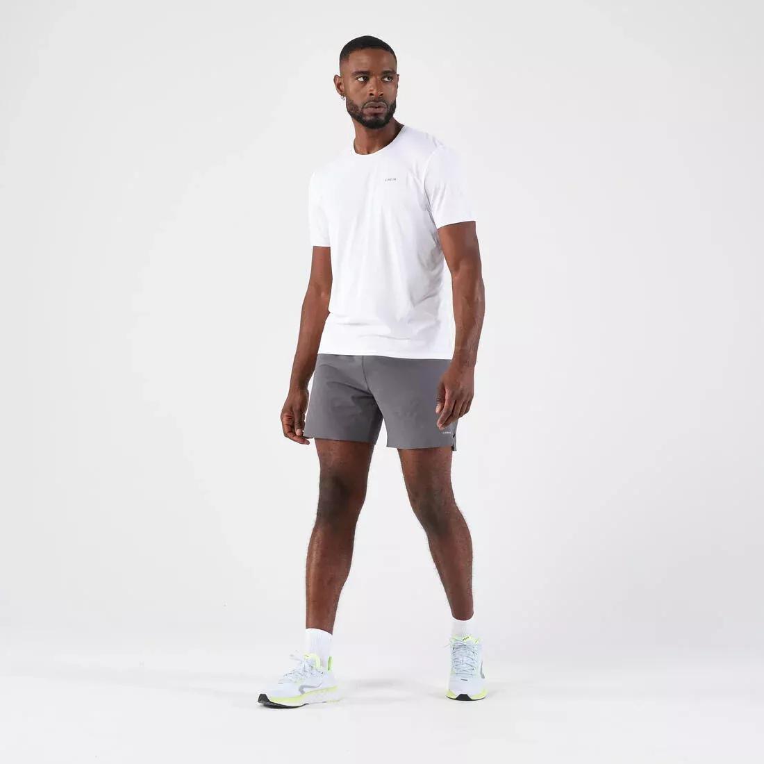 Men Light Running Shorts, Grey, No Color, large image number 6