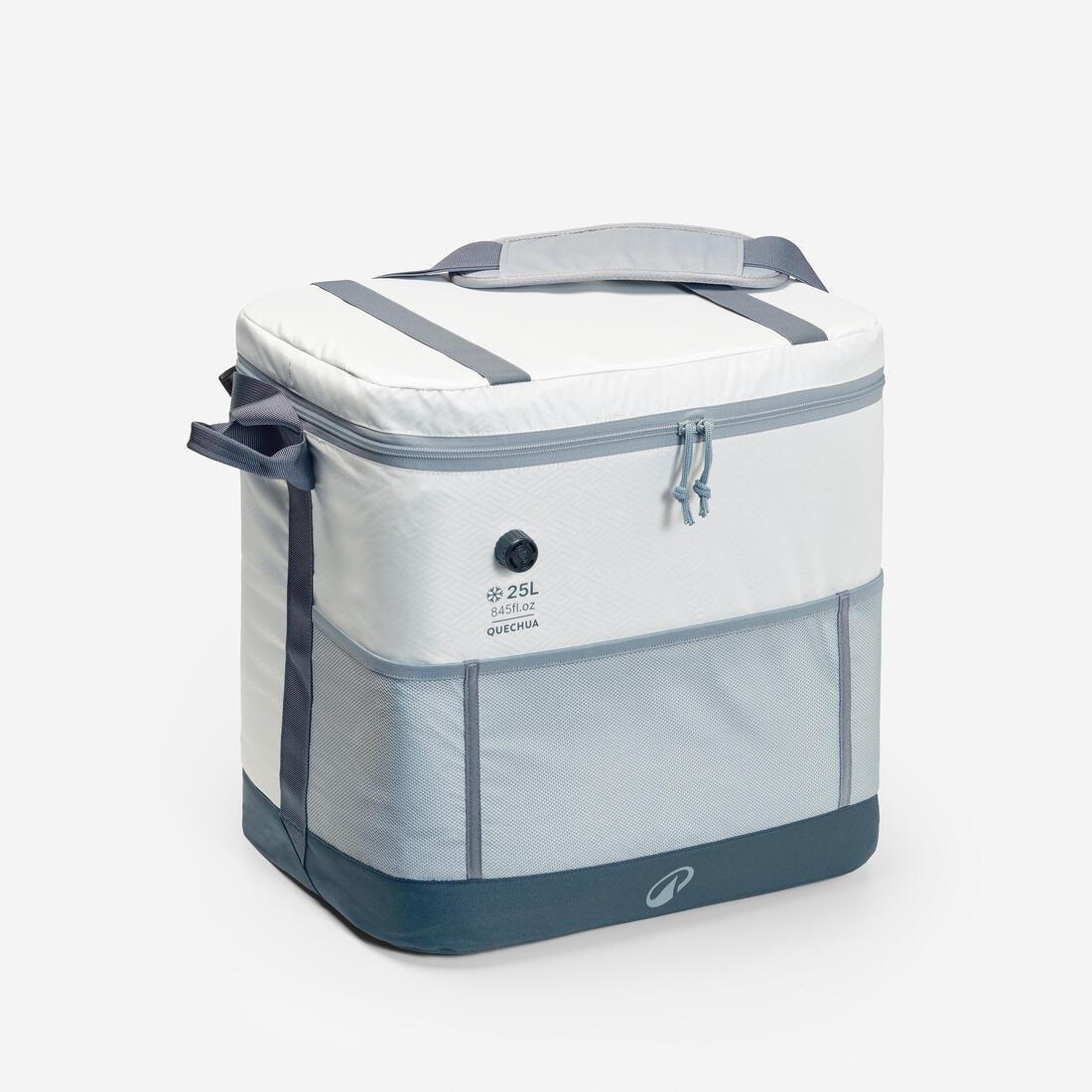 25-Litre Fresh Cooler Box 500 For Camping - Keeps Cool For 15 Hours, Grey, No Color, medium