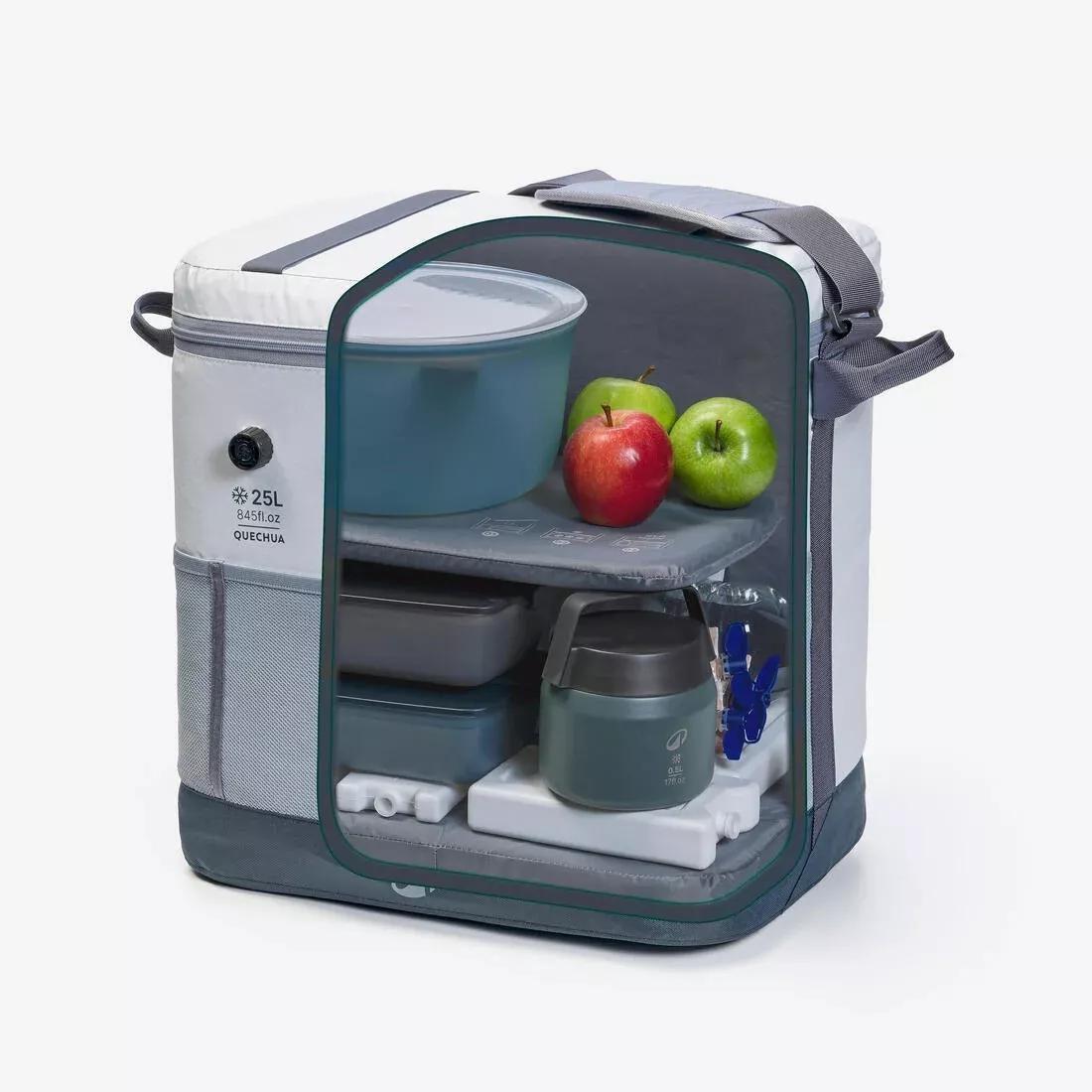 25-Litre Fresh Cooler Box 500 For Camping - Keeps Cool For 15 Hours, Grey, No Color, medium