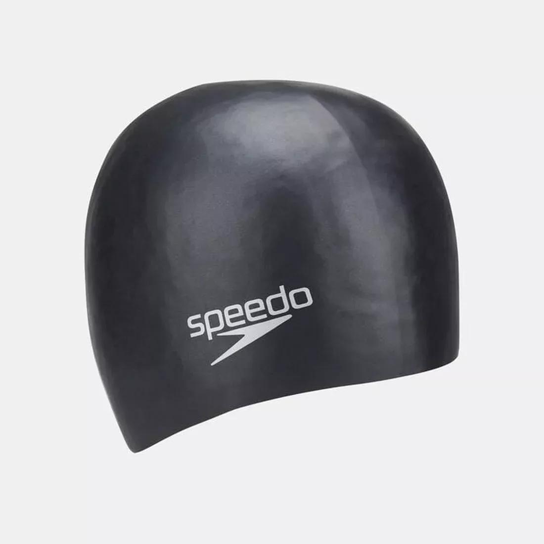 Long Hair Swimming Cap, No Color, medium