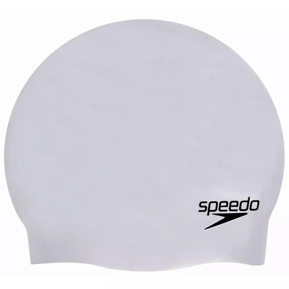 Plain Moulded Silicone Cap, Silver, No Color, large image number 0