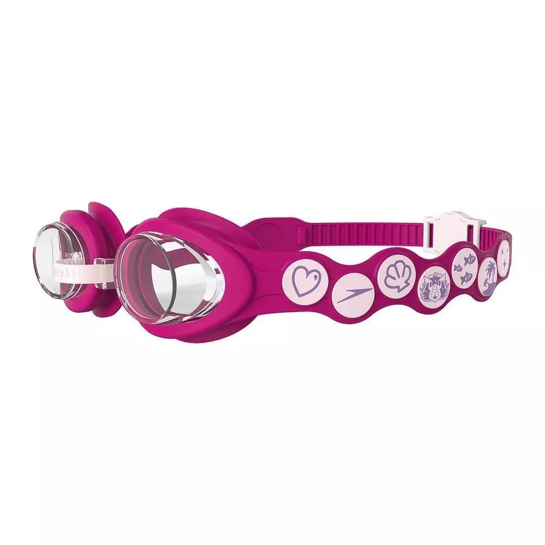 Kids Girls Spot Goggle, Pink, , large image number 0