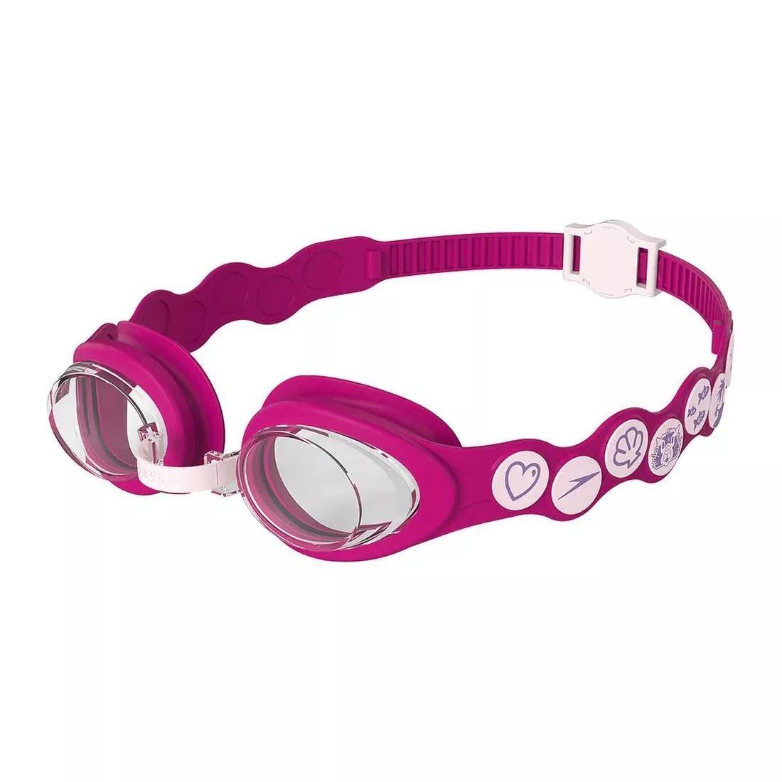 Kids Girls Spot Goggle, Pink, , large image number 1