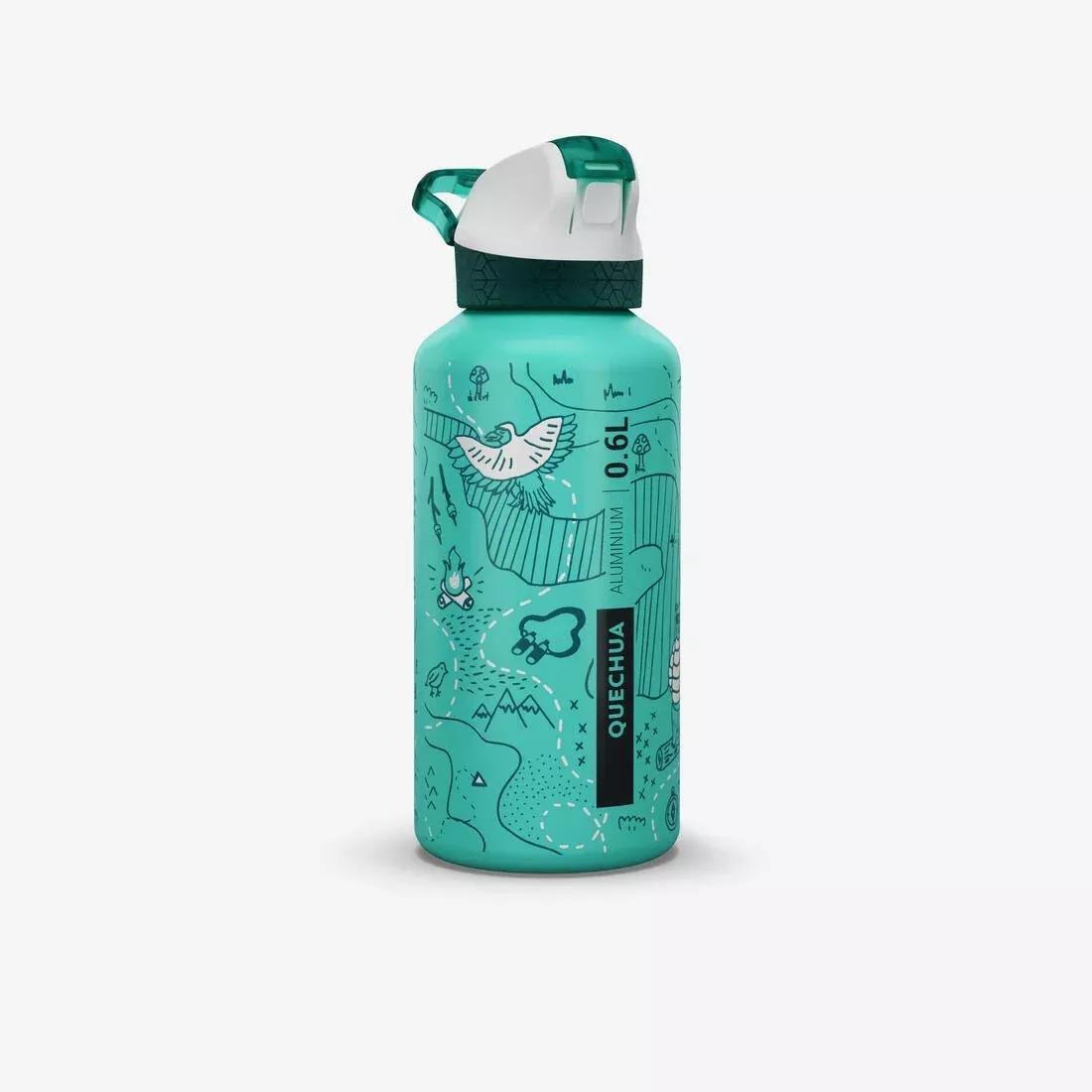 QUECHUA--BOTTLE 500 JUNIOR ALU 0 6L BLACK GRAPH, No Color, large image number 0
