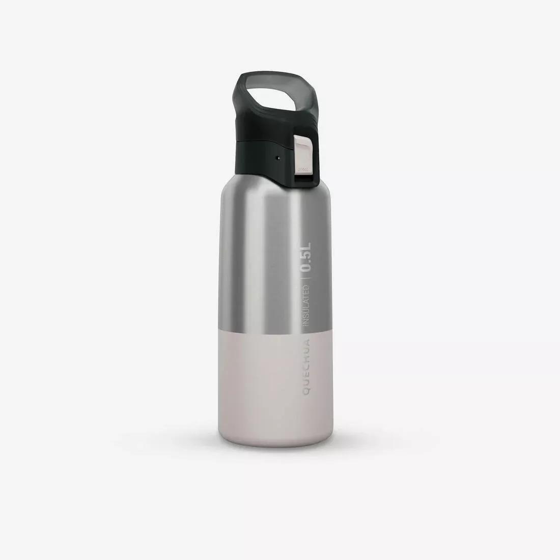 0.5L Stainless Steel Insulated Flask - 900 With Quick-Release Cap For Hiking, Navy, No Color, large image number 3