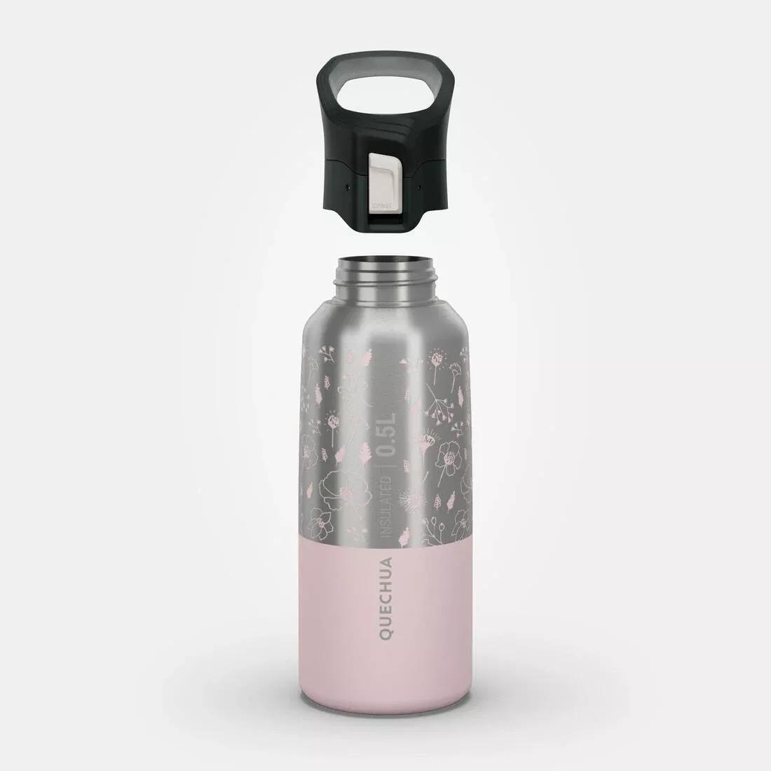 0.5L Stainless Steel Insulated Flask - 900 With Quick-Release Cap For Hiking, Navy, No Color, large image number 6