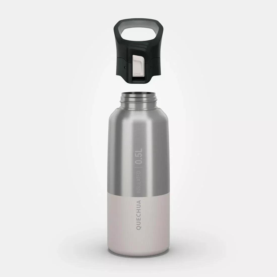 0.5L Stainless Steel Insulated Flask - 900 With Quick-Release Cap For Hiking, Navy, No Color, large image number 7