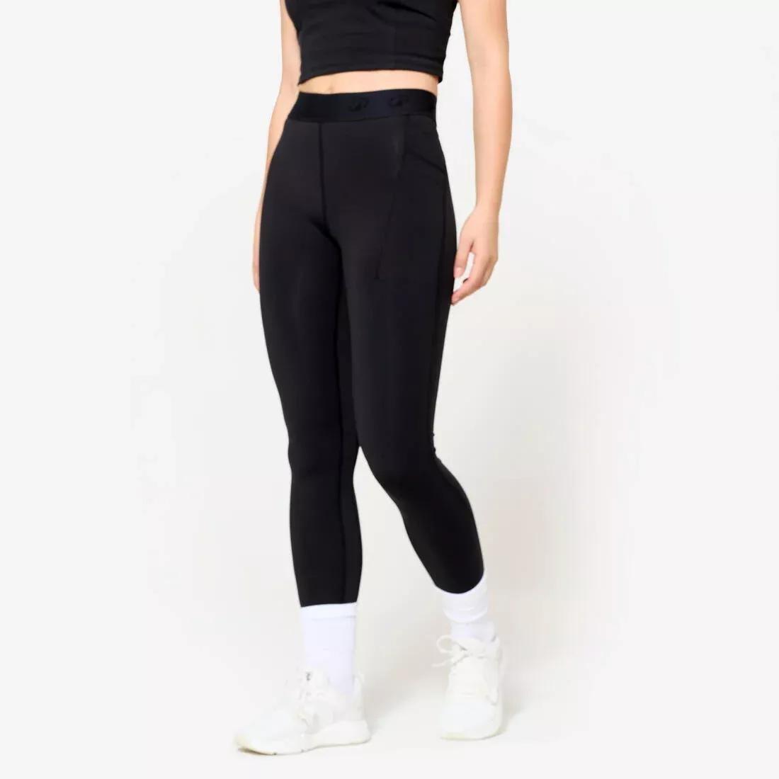 Women Sports Leggings With Elasticated Waistband, Blue, No Color, large image number 0