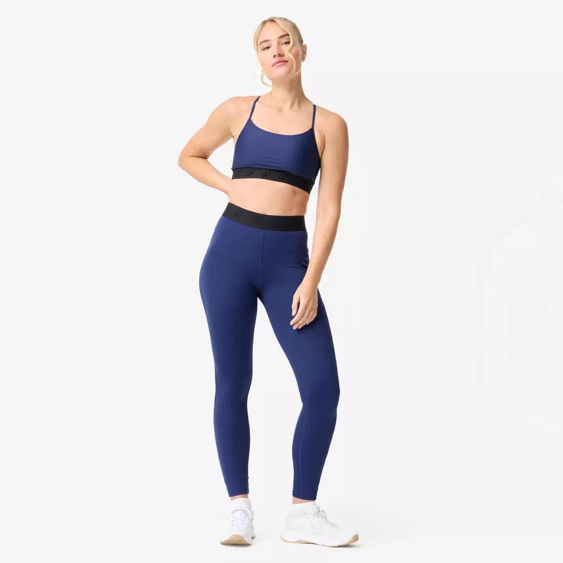 Women Sports Leggings With Elasticated Waistband, Blue, No Color, large image number 2