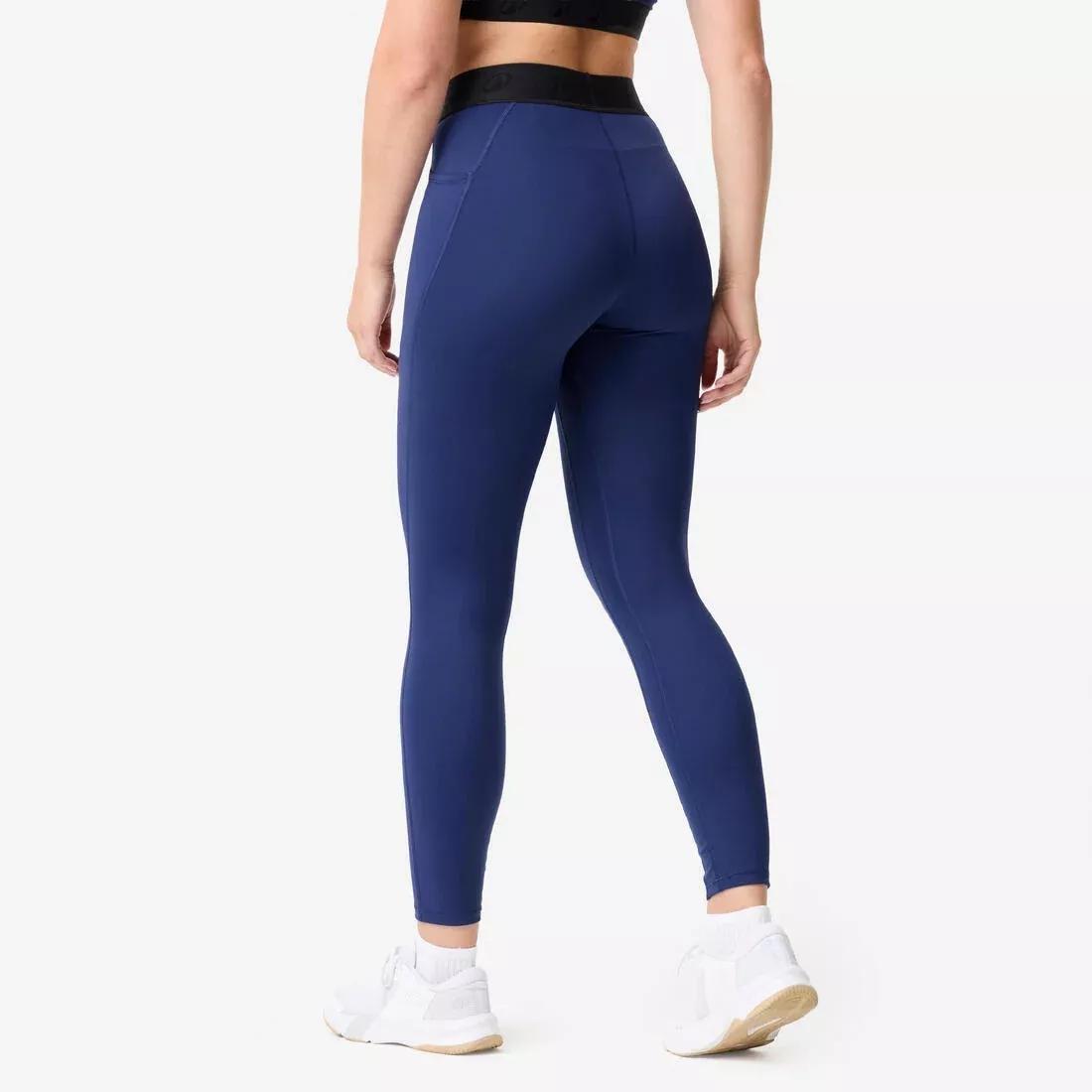 Women Sports Leggings With Elasticated Waistband, Blue, No Color, large image number 6