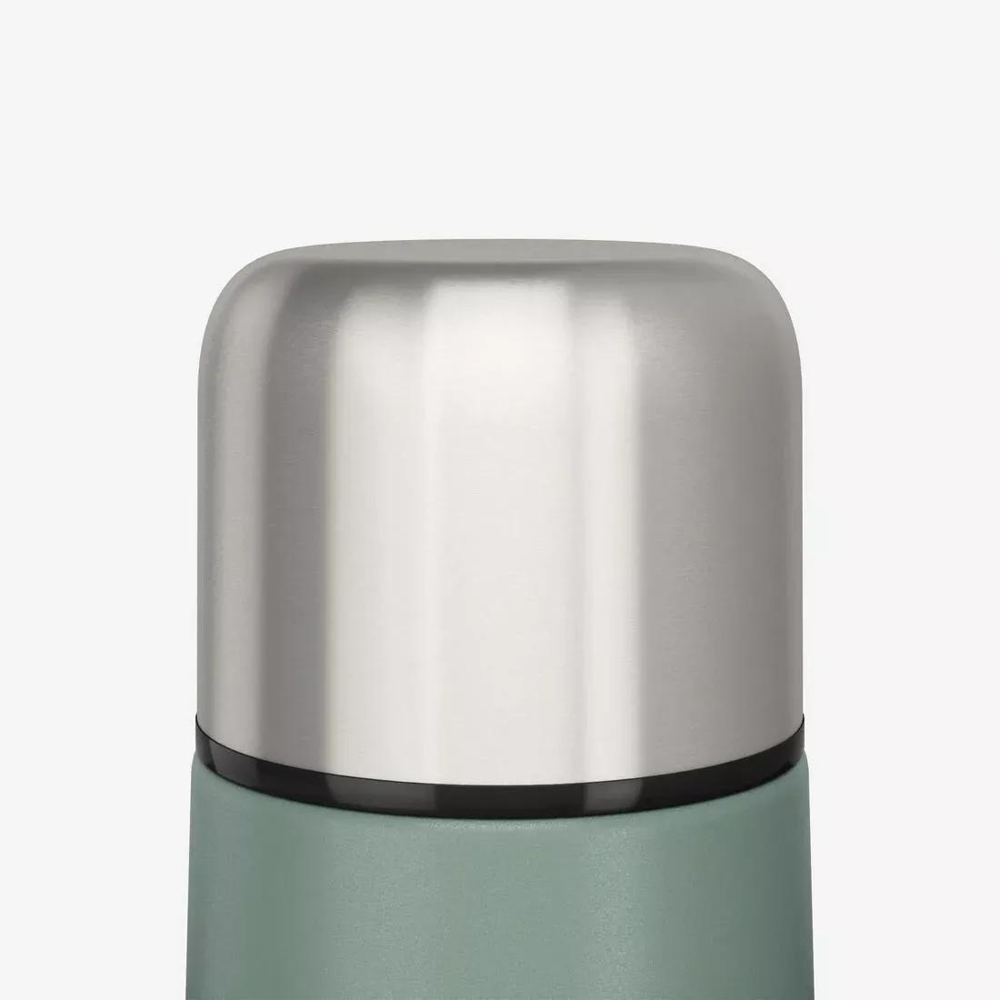 1 L stainless steel isothermal water bottle with cup for hiking, Green, No Color, large image number 8