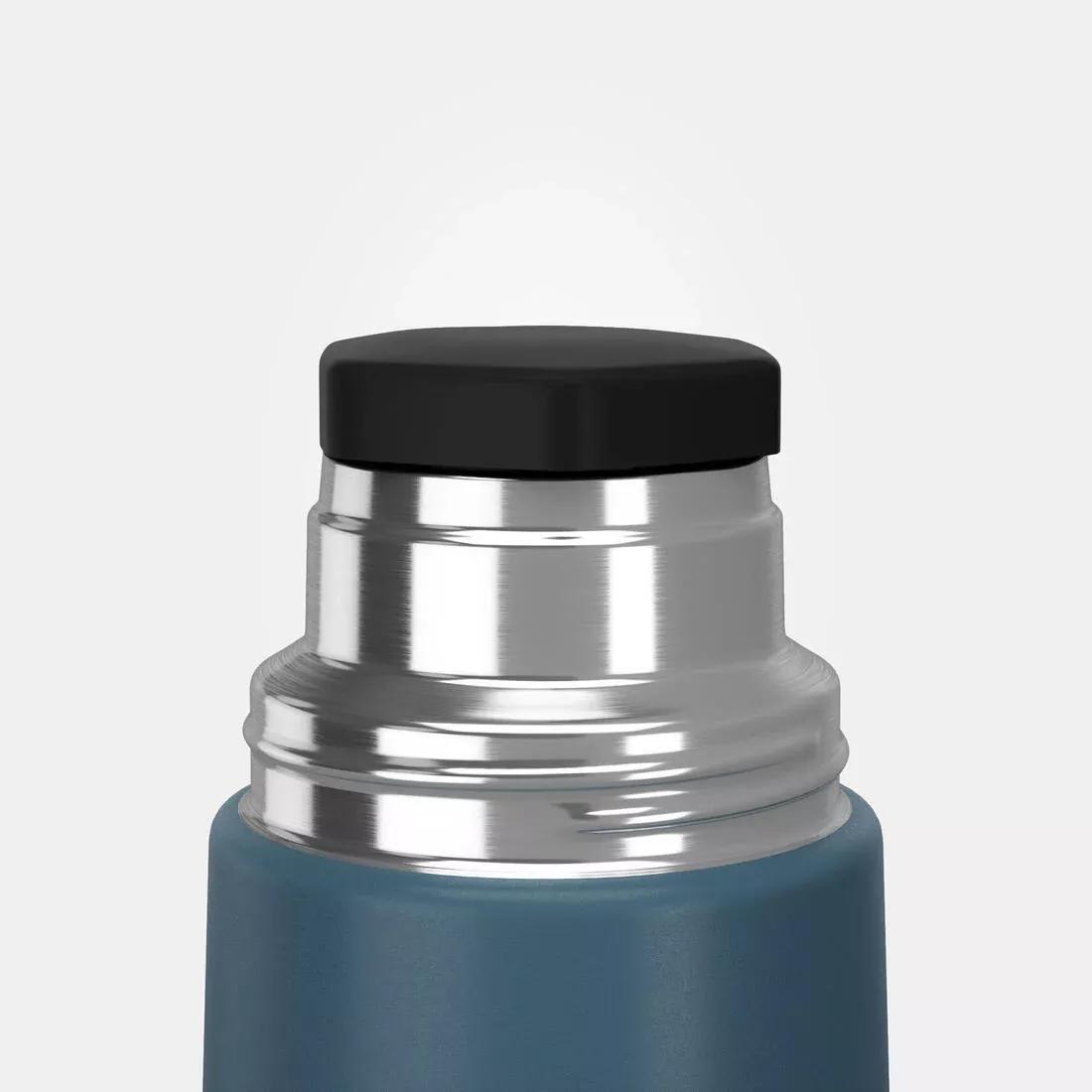 1 L stainless steel isothermal water bottle with cup for hiking, Green, No Color, large image number 9
