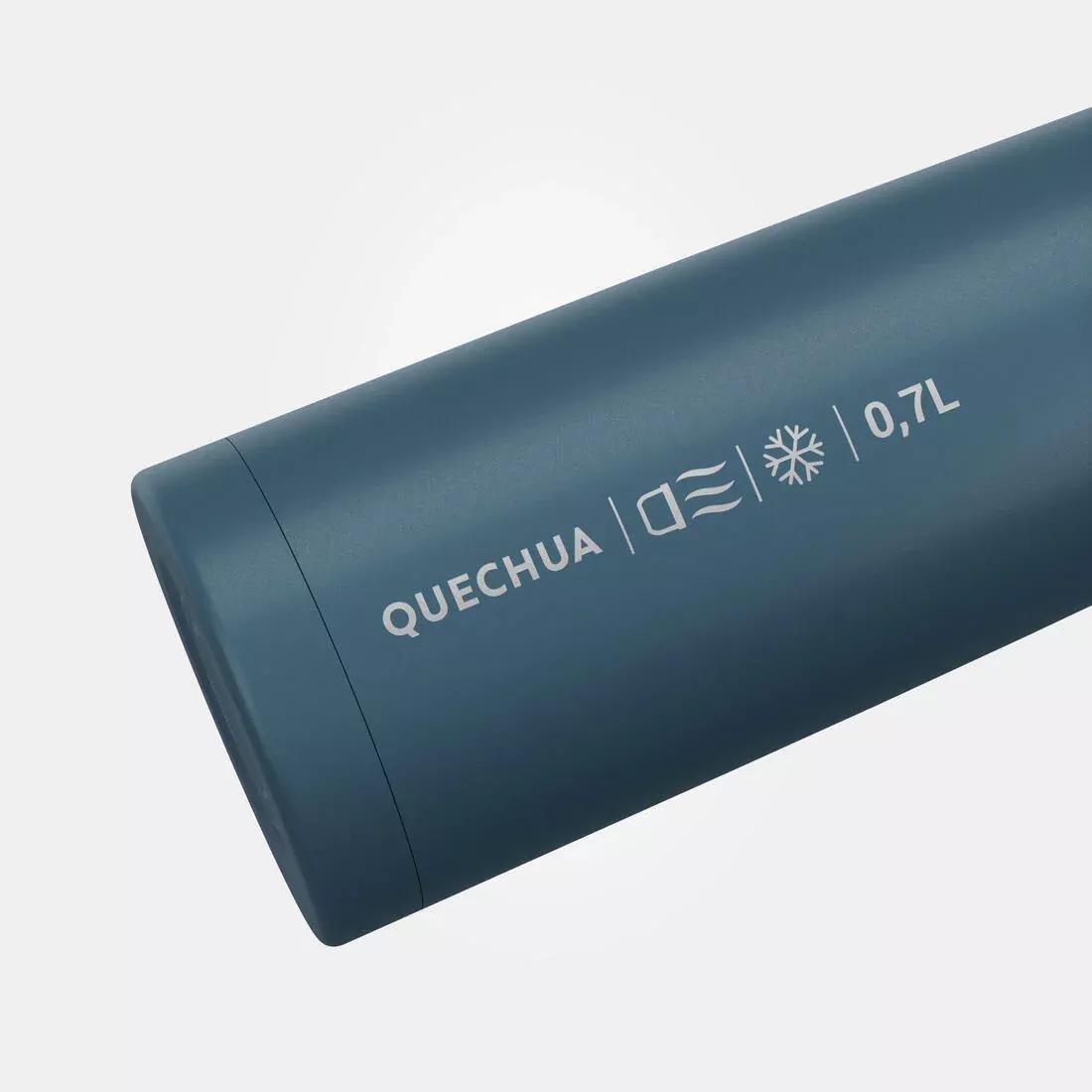 0.7 L stainless steel insulated flask with cup for hiking, Black, No Color, large image number 4