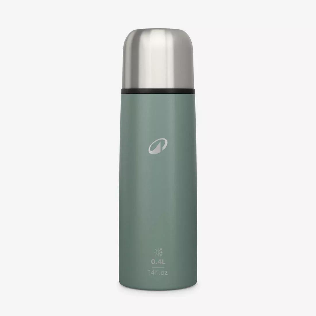 0.4 L Stainless Steel Isothermal Flask with Cup for Hiking, Orange, No Color, large image number 3