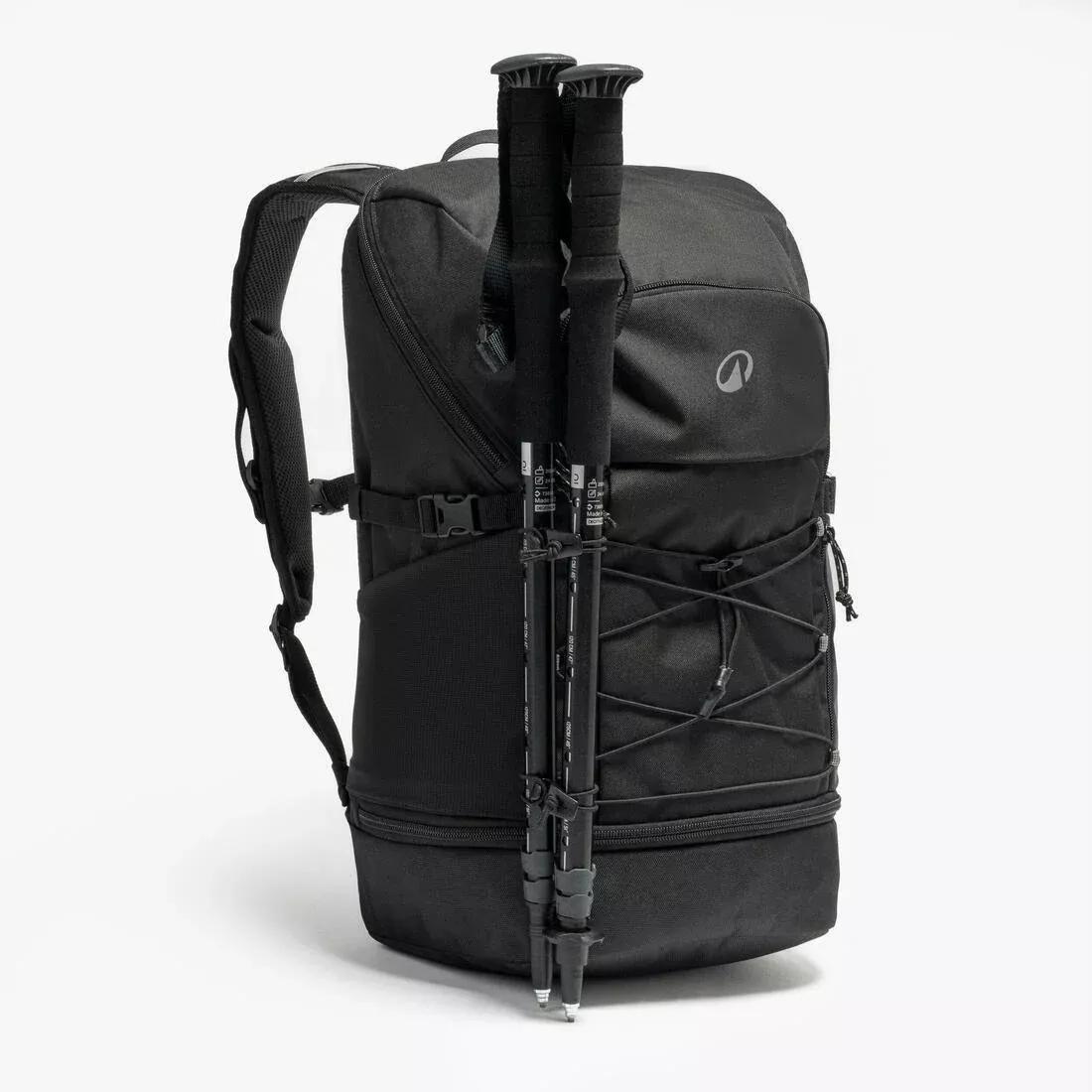 Hiking Backpack Arpenaz 500 30L, Black, No Color, large image number 5