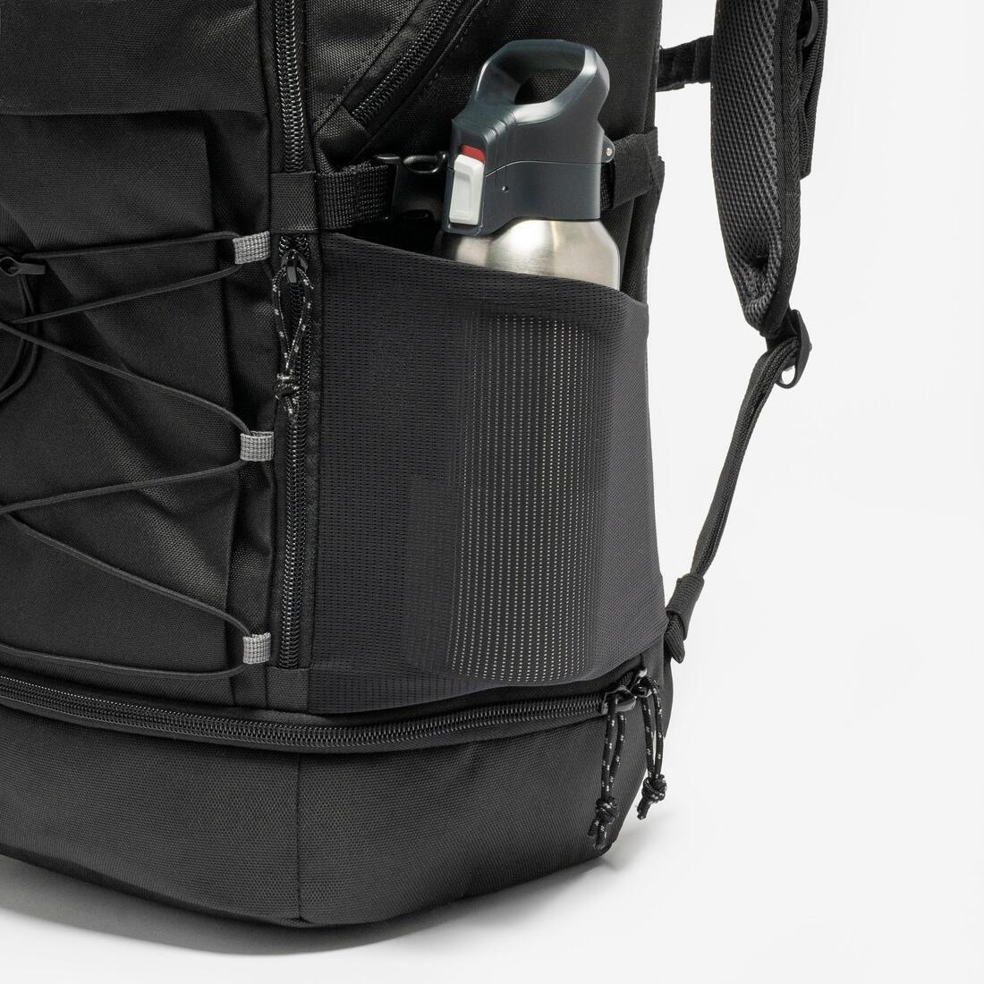 Hiking Backpack Arpenaz 500 30L, Black, No Color, large image number 6
