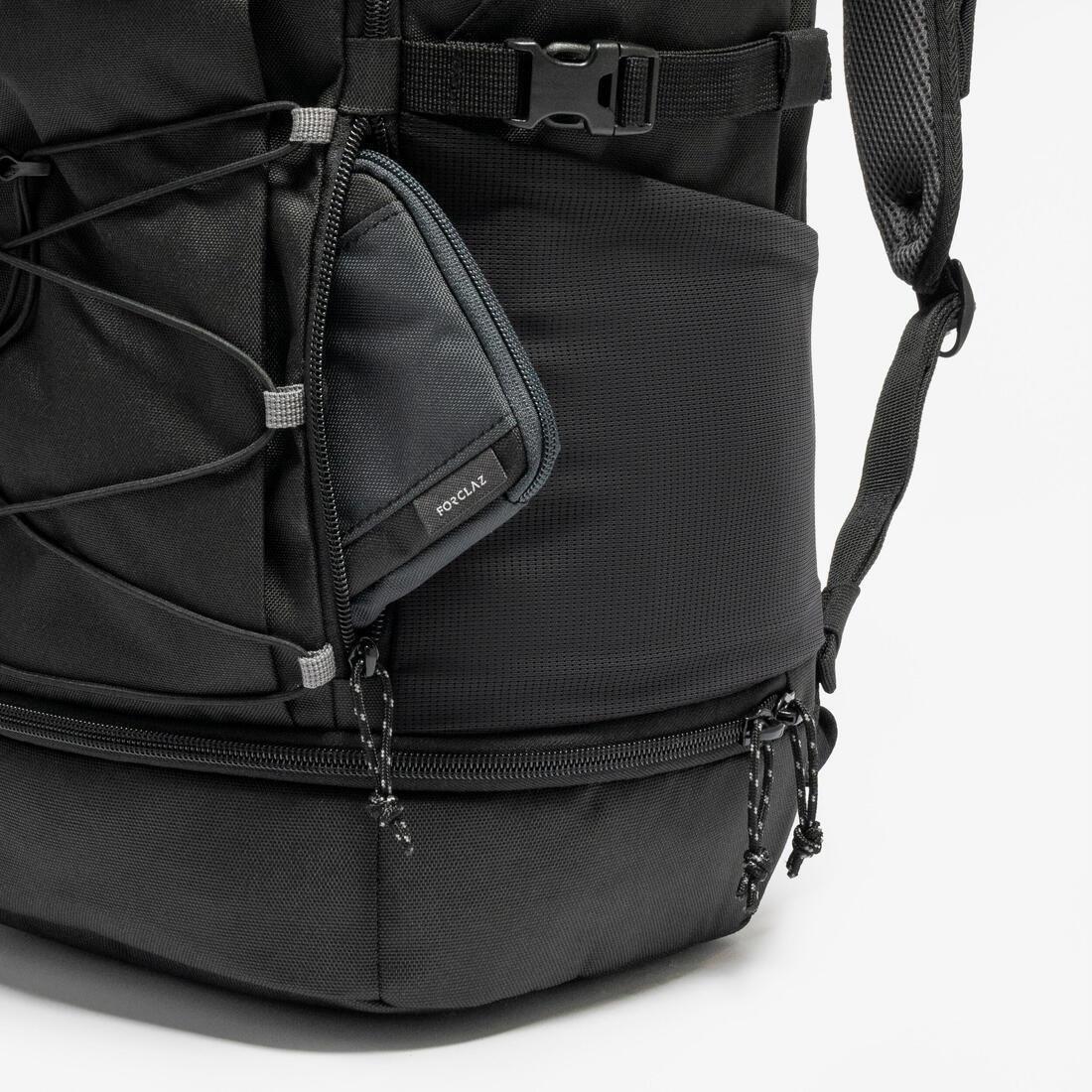 Hiking Backpack Arpenaz 500 30L, Black, No Color, large image number 7