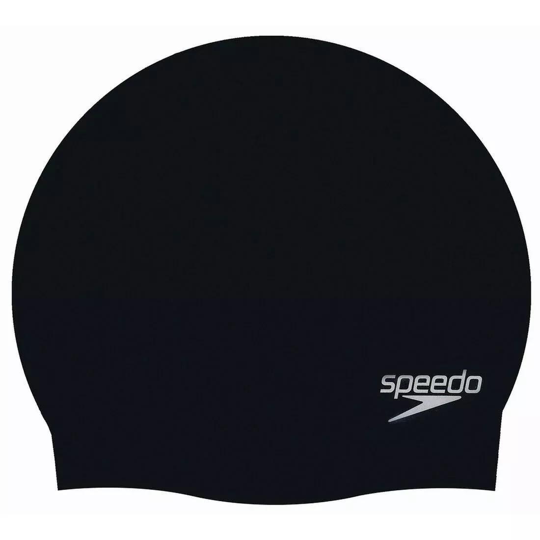 Plain Moulded Silicone Cap, Black, No Color, large image number 0